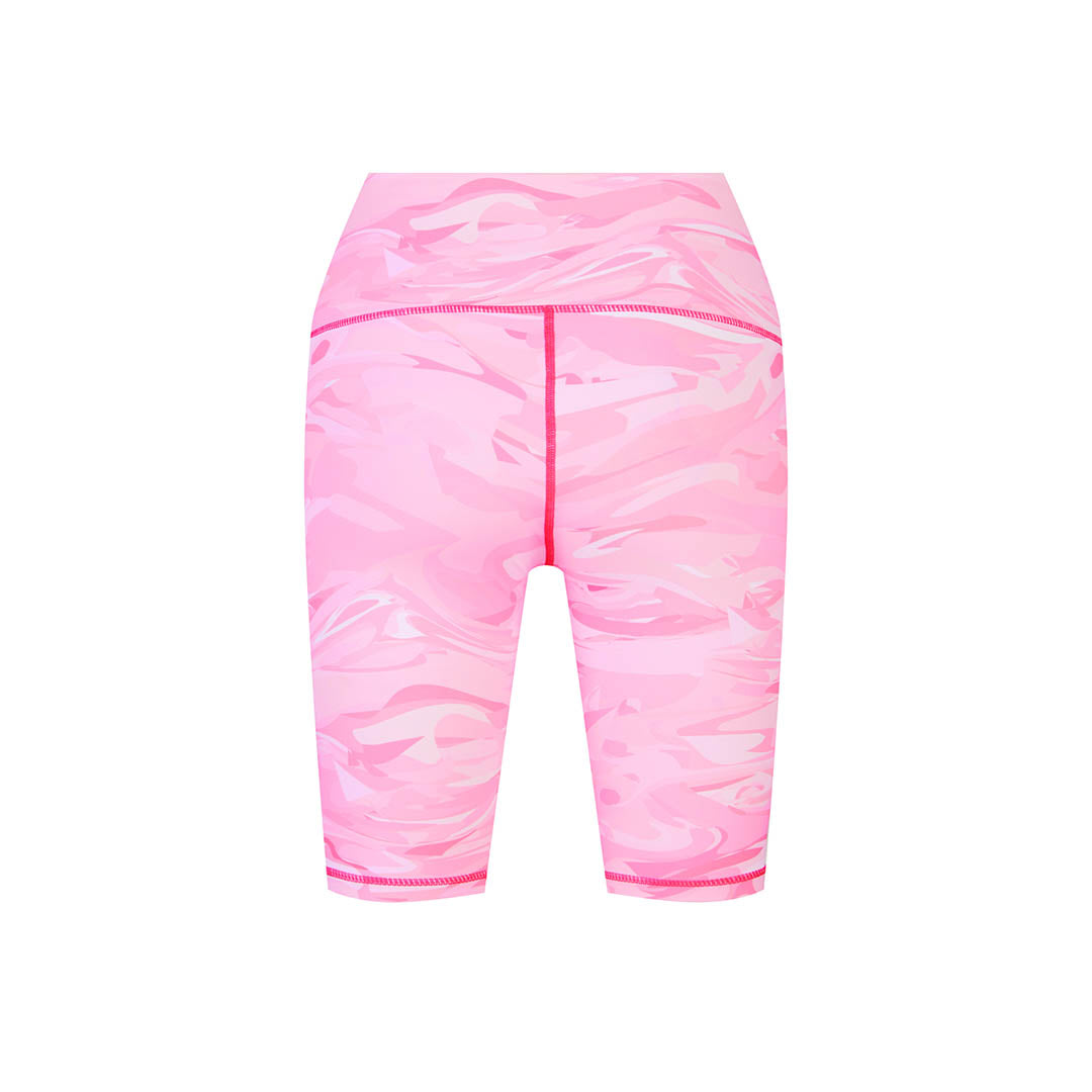 Women's Recycled Short Leggings Pink Storm