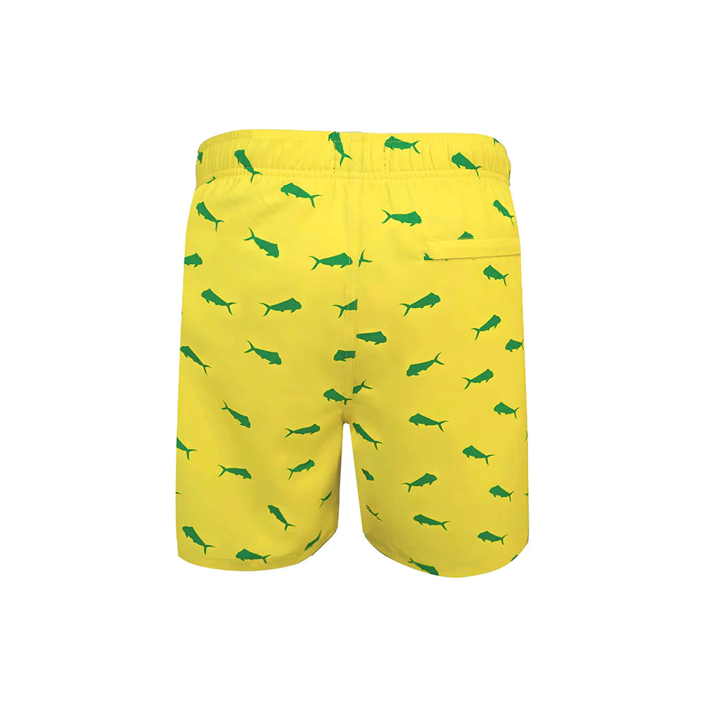 Recycled Swim Shorts Mahi Yellow - Youth