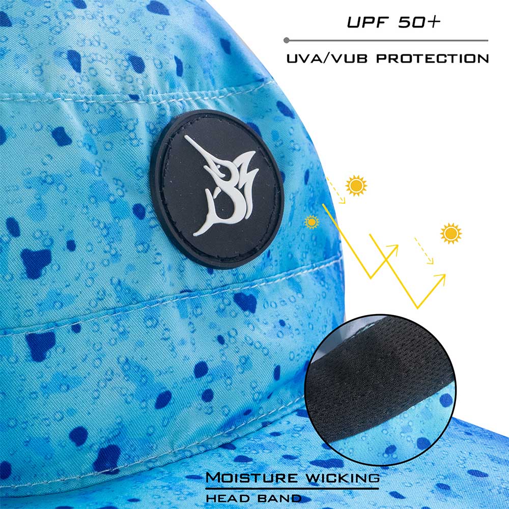 Bucket Hat Bob Mahi Blue