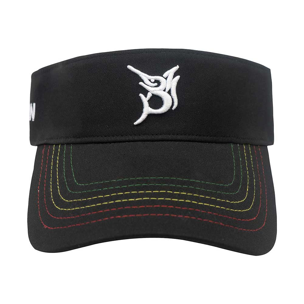 Visor Black Rasta